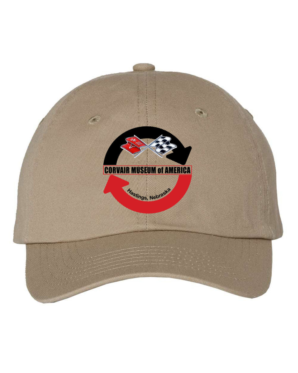 Brushed Twill Low Profile Cap with Embroidered Logo