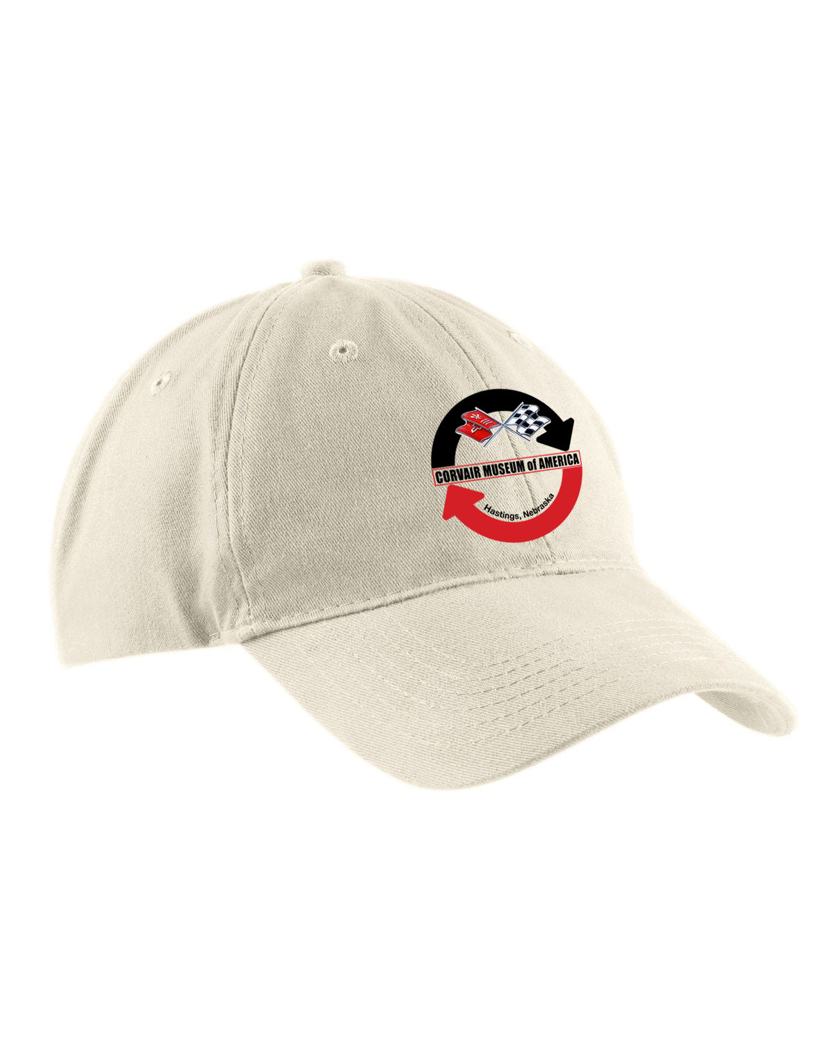Brushed Twill Low Profile Cap with Embroidered Logo